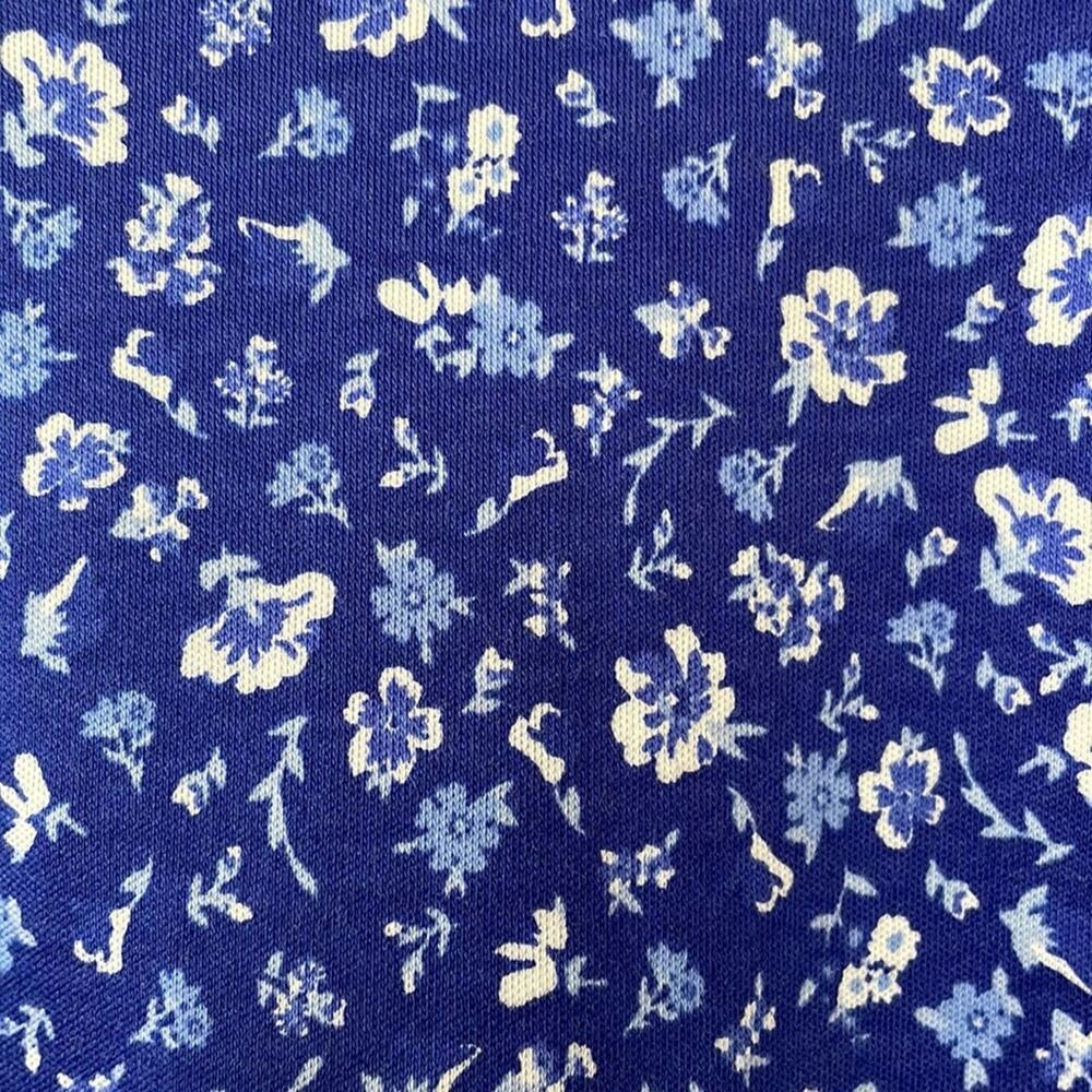 Polo Ralph Lauren Blue Floral Polo Shirt L Classic Fit - Picture 2 of 6